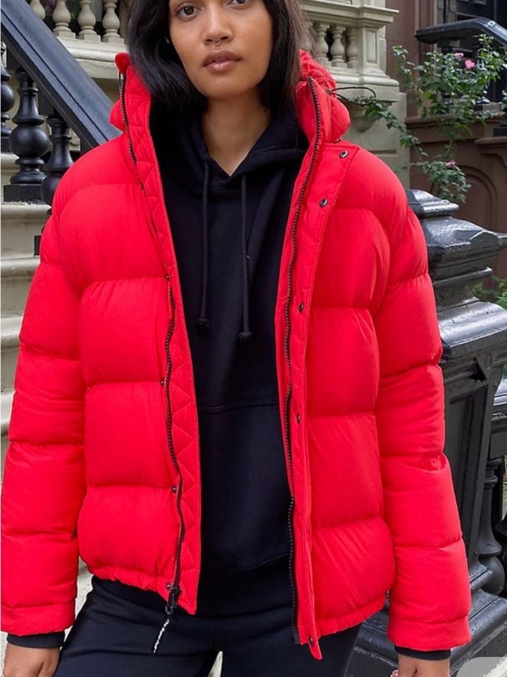 Red Aritzia Superpuff